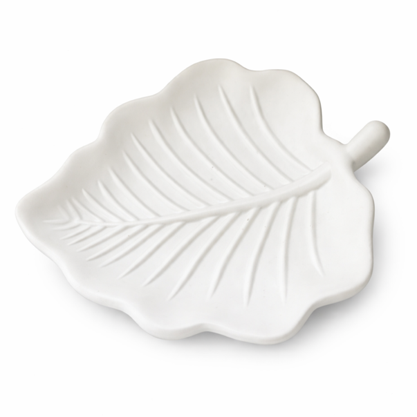 Plateau pour bougies feuille